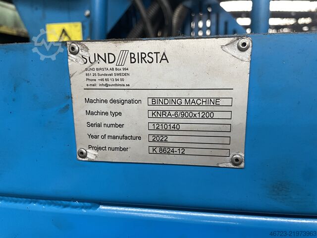 Bündelbindemaschine Sund Birsta KNRA-6/900x1200