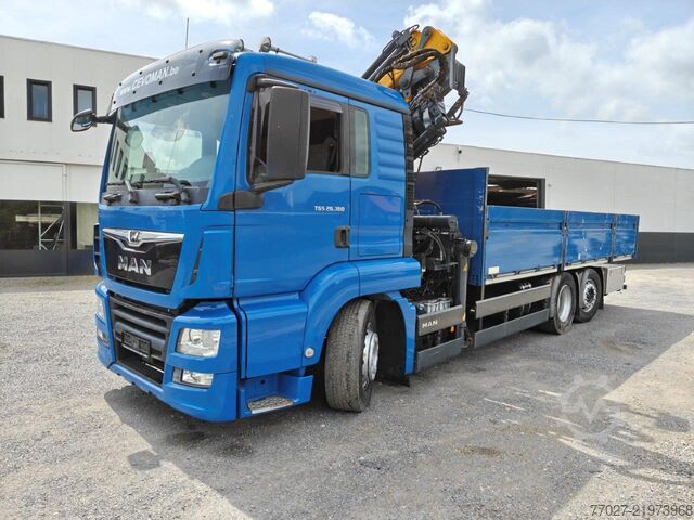 Loading platform MAN TGS 26.360 Crane Copma 210 + JIB