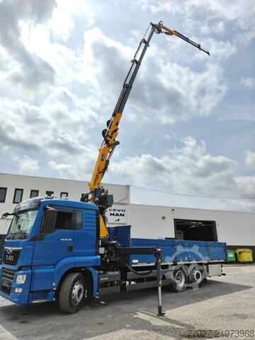 Loading platform MAN TGS 26.360 Crane Copma 210 + JIB