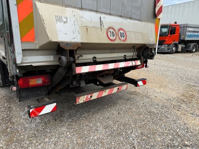 Flatbed truck with tarp VOLVO FH460 Pritsche Plane LBW Klima Retarder