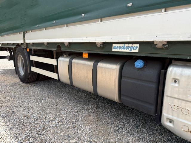 Flatbed truck with tarp VOLVO FH460 Pritsche Plane LBW Klima Retarder