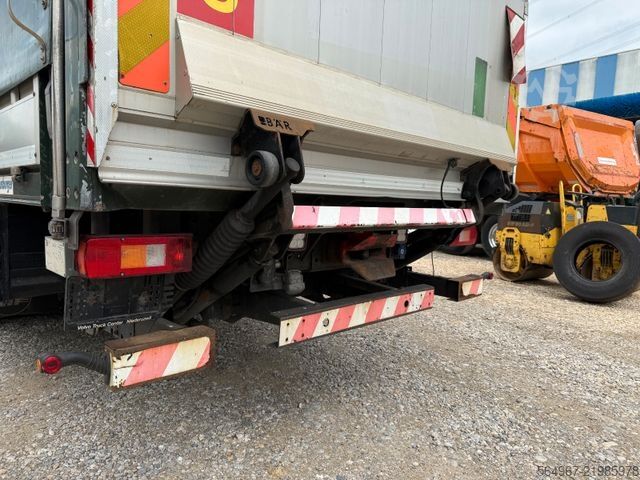 Flatbed truck with tarp VOLVO FH460 Pritsche Plane Retarder Klima LBW