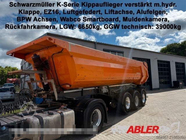 Tipper semitrailer SCHWARZMÜLLER K-Serie Kippauflieger Verstärkt+Hydr. Klappe