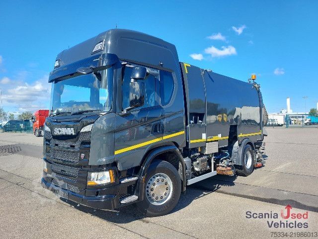Road sweeper Scania G 500 B4x2NB BROCK Kehrmaschine Hydrostat OMSI HT6