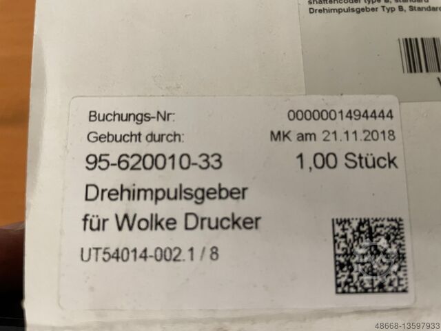 Digital printing machine Wolke Videojet M 600 advanced