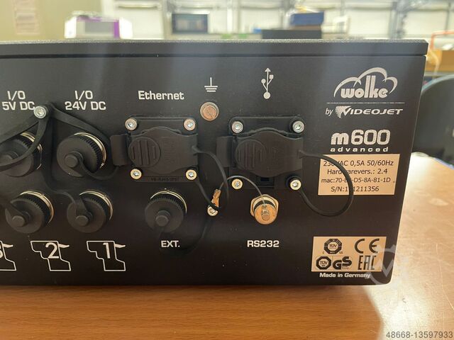 Digital printing machine Wolke Videojet M 600 advanced