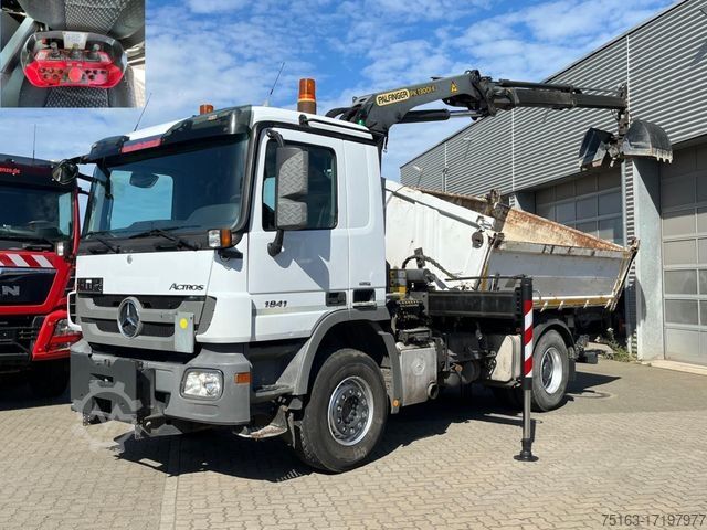 Other MERCEDES-BENZ Actros 1841 K 2-Achs Kipper Kran Funk/2xhydr+Gre