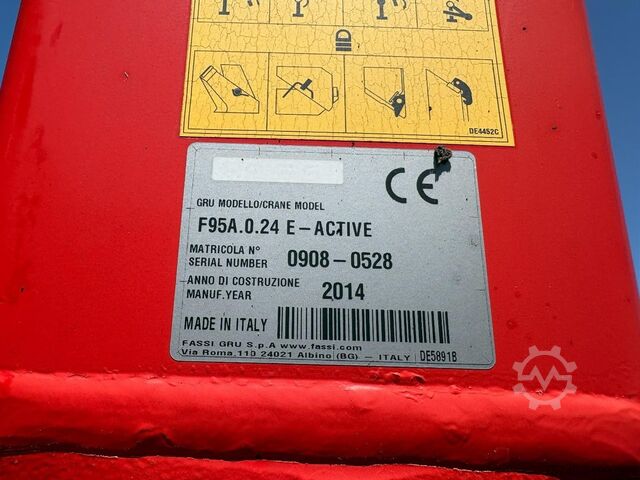Crane Iveco Eurocargo 140E21 + FASSI F 95 A 4x extendable +...
