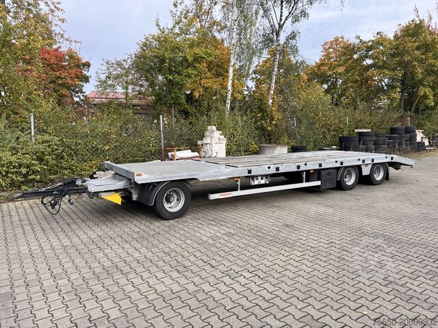 Tieflader Anhänger Möslein TO 3 F Schwebheim 3 Achs Tiefladeranhänger
