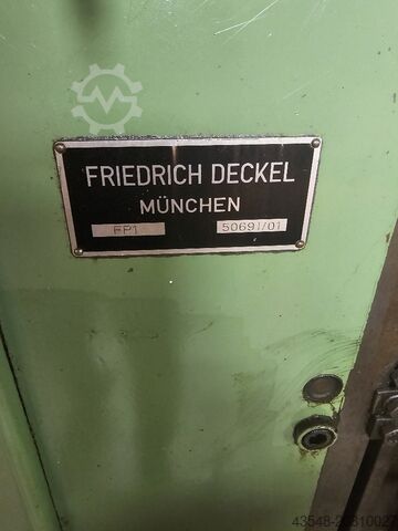 Werkzeugfräsmaschine DECKEL FP1