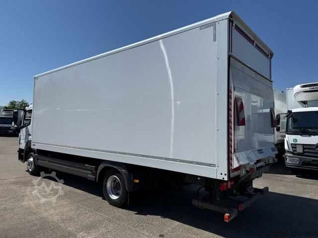 Box truck MERCEDES-BENZ ATEGO 1223 L Koffer 7,1 m LBW 1,5 T*3-Sitzer+AHK