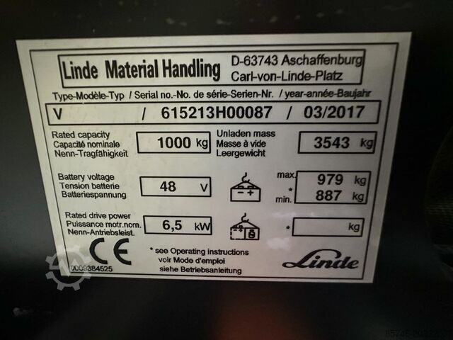 V ( 5213 ) - Drahtführung !! DOPPELTE Lenkung!! Triplex FFL LINDE V ( 5213 ) - Wire Guidance !! DOUBLE steering !! Triplex FFL
