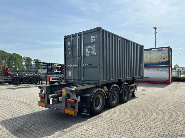 Suitcase Van Hool 20FT/30FT ADR CHASSIS + new (ONE-WAY) 20FT DV 8...