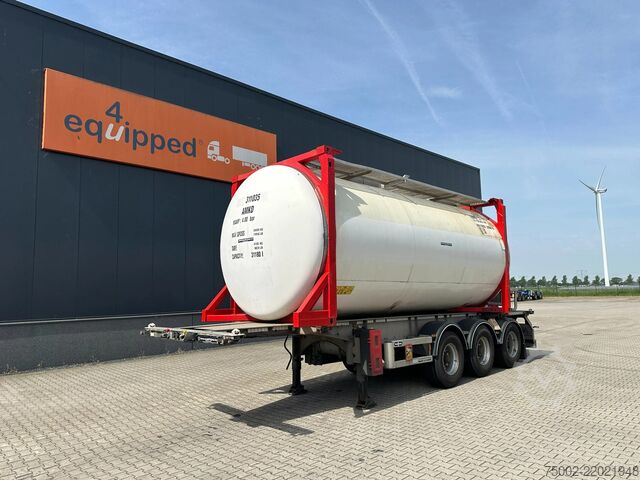 Tank Van Hool 20FT/30FT ADR CHASSIS + 20FT SWAP TANKCONTAINER...