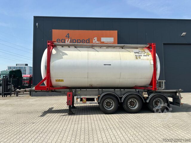 Tank Van Hool 20FT/30FT ADR CHASSIS + 20FT SWAP TANKCONTAINER...