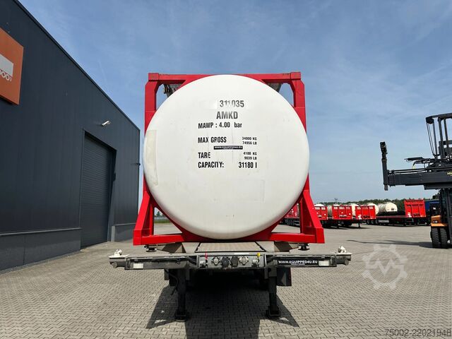 Tank Van Hool 20FT/30FT ADR CHASSIS + 20FT SWAP TANKCONTAINER...