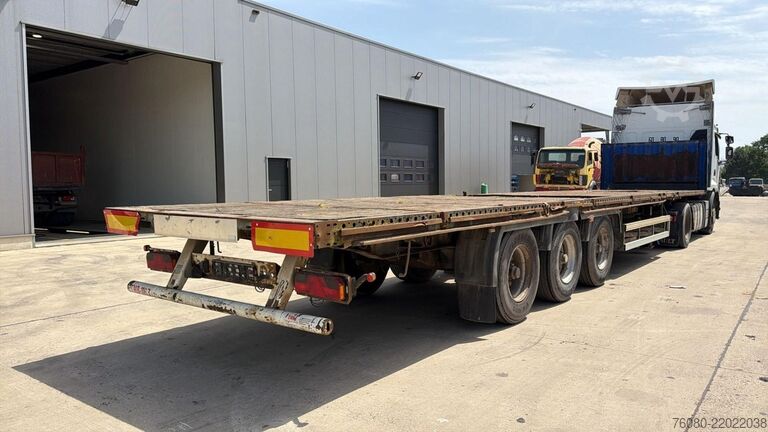 Flatbed Krone SD27 (DRUM BRAKES / FREINS TAMBOURS / REMORQUE ...