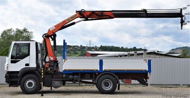 Truck mounted crane IVECO Eurocargo 180E28 *Pritsche 4,80m + KRAN