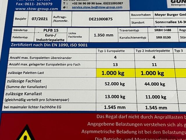 Hochregallager Stow Atlas Shuttle 3.1