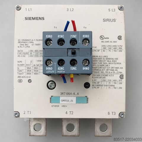 Steuerung Siemens SIRIUS 3RT 1064