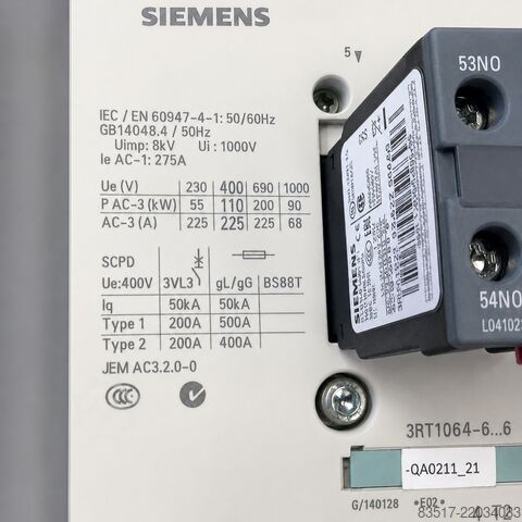 Steuerung Siemens SIRIUS 3RT 1064