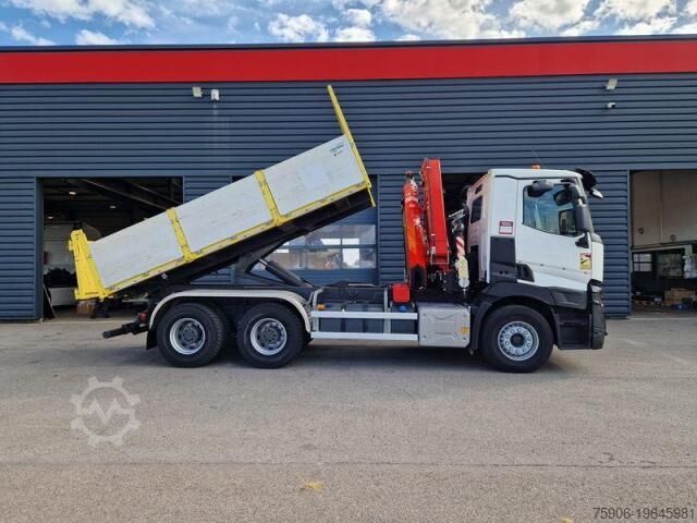 Skip truck Renault Gamme C 440