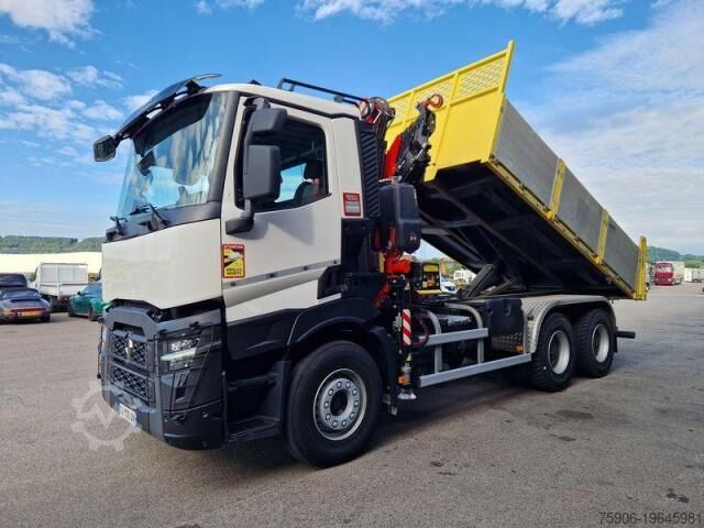 Skip truck Renault Gamme C 440