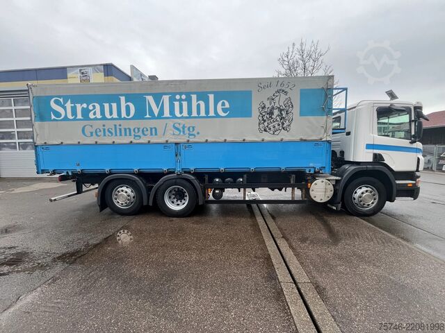Tarpaulin Scania P320 DB 6x2 4 MNB  *BDF *Pritsche/Plane Brücke