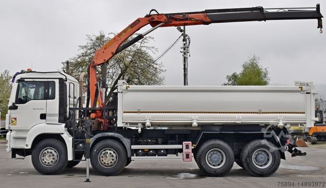 Truck mounted crane MAN TGS 35.440 * KIPPER 5,80m + KRAN * TOPZUSTAND