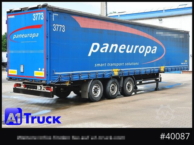 Auflieger mit Pritsche & Plane KOEGEL S 24 Tautliner, Code XL, BPW,