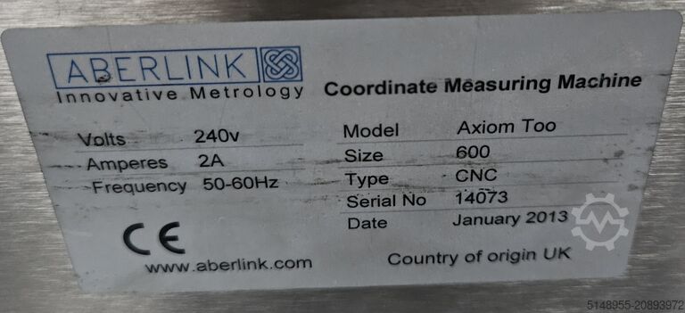 Koordinatenmessmaschine ABERLINK Axiom too 600