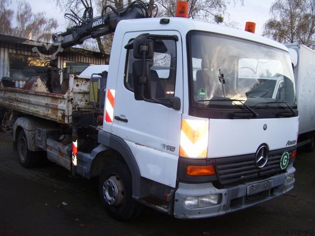 Dreiseitenkipper MERCEDES-BENZ Atego 815 MKG Kran