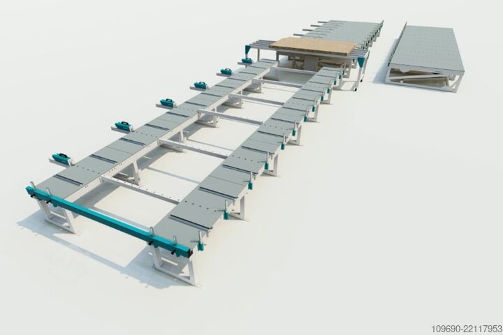Production line for prefabricated houses BOOSTON Linia produkcyjna ER-00|ER-03H|WP-01