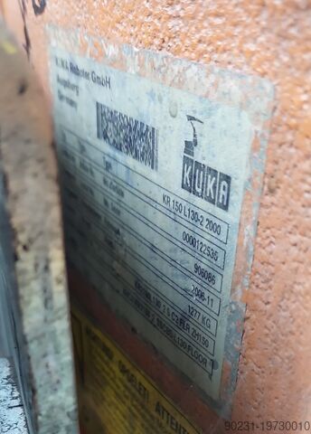 Industrial robot KUKA KR 150 L130-2 2000 KRC2 ED05 TESTED