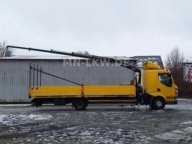 Truck-mounted crane van RENAULT MIDLUM 220 DXI HIAB KRAN TÜV07/2026