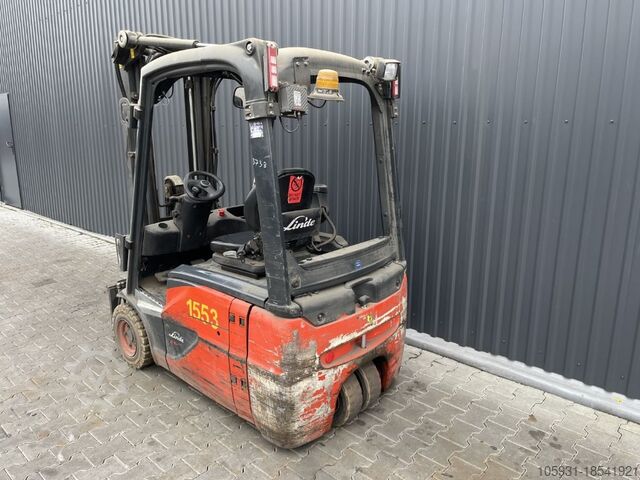 Electric 3-wheel forklift Linde E16C-02