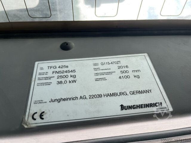 LPG Forklifts Jungheinrich TFG425s