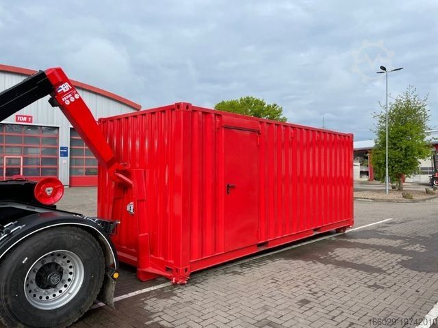 Anhänger-Wechselfahrgestell  Wiese Abrollcontainer für Baustelle/Werkstatt/..