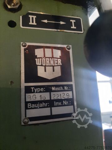 Bohr-Gewindeschneidmaschine Wörner BG 16