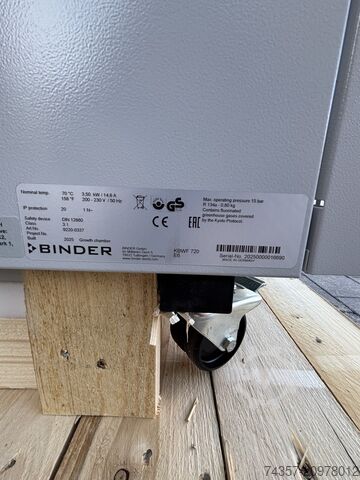 Binder KBWF 720 climate chamber Binder KBWF 720