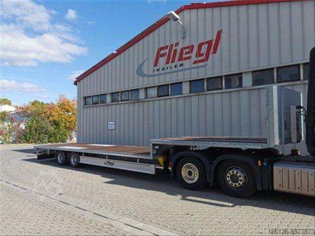 Flatbed open Fliegl SZS 280 Jumbo Plateau