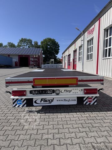 Flatbed open Fliegl SZS 280 Jumbo Plateau
