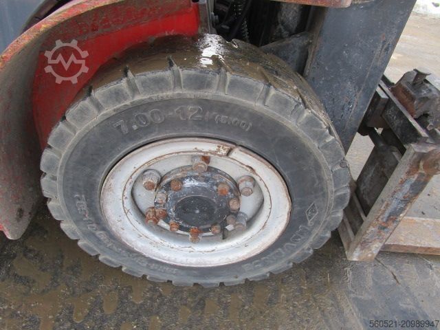 Diesel Forklift Manitou MI25D Triplex-Freihub 4,7m + Seitenschieber