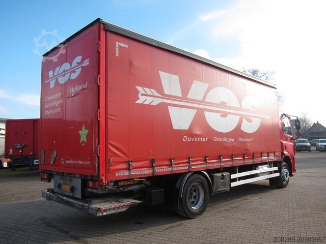 Flatbed truck with tarp DAF CF 230 19T Schiebeplane LBW Portalturen