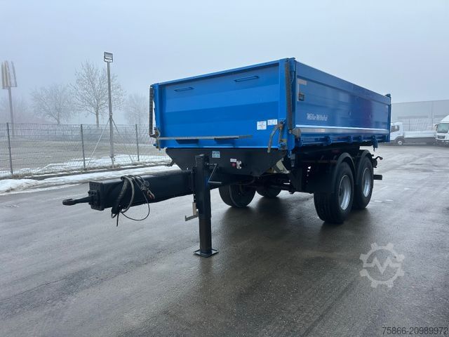Three-way tipper trailer MÜLLER-MITTELTAL TA-2 Tandem 3 Seiten Kipper Alu Bordwände