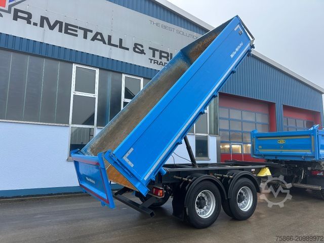 Three-way tipper trailer MÜLLER-MITTELTAL TA-2 Tandem 3 Seiten Kipper Alu Bordwände