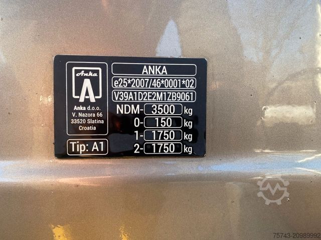 Horse transport trailer  ANKA  3,5t   XXL Wohn. Dusche