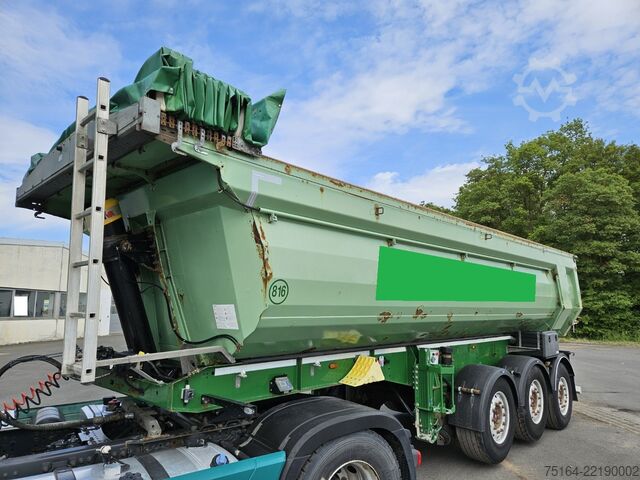 Tipper semitrailer Schwarzmüller SK Stahlrundmulde