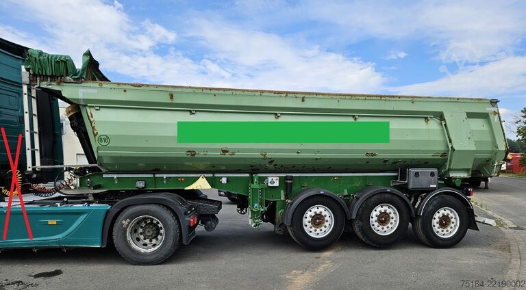 Tipper semitrailer Schwarzmüller SK Stahlrundmulde