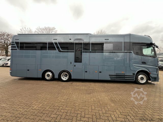 Viehtransporter LKW MERCEDES-BENZ ACTROS 2651 MOTOHOME 3 Pop-Out Vollausstattung